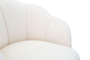Sgabello Bar Vienna Crema 55x53x110 cm Spugna e Tessuto e Metallo Crema e Oro
