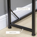 Scrivania Angolare da Ufficio 80x80x75,5 cm in Metallo e Legno Naturale