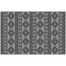 Tappeto Moderno 182x274 cm in Polipropilene Nero e Grigio