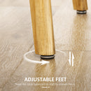 Tavolo da Pranzo 98x60x76,5 cm in MDF Effetto Legno di Pino Naturale