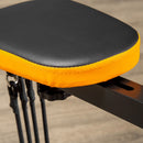 Total Crunch Fitness Pieghevole 90x63x124-136 cm con Monitor LCD in Acciaio e PU Nero