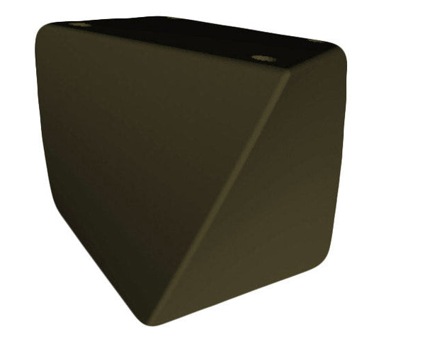 online Pouf da Giardino 45x45 cm in Resina Arkema Twisty Pouf Dove Gray