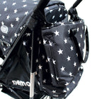 Passeggino Leggero per Bambini Pieghevole con Borsa Nemo Nero con Stelle