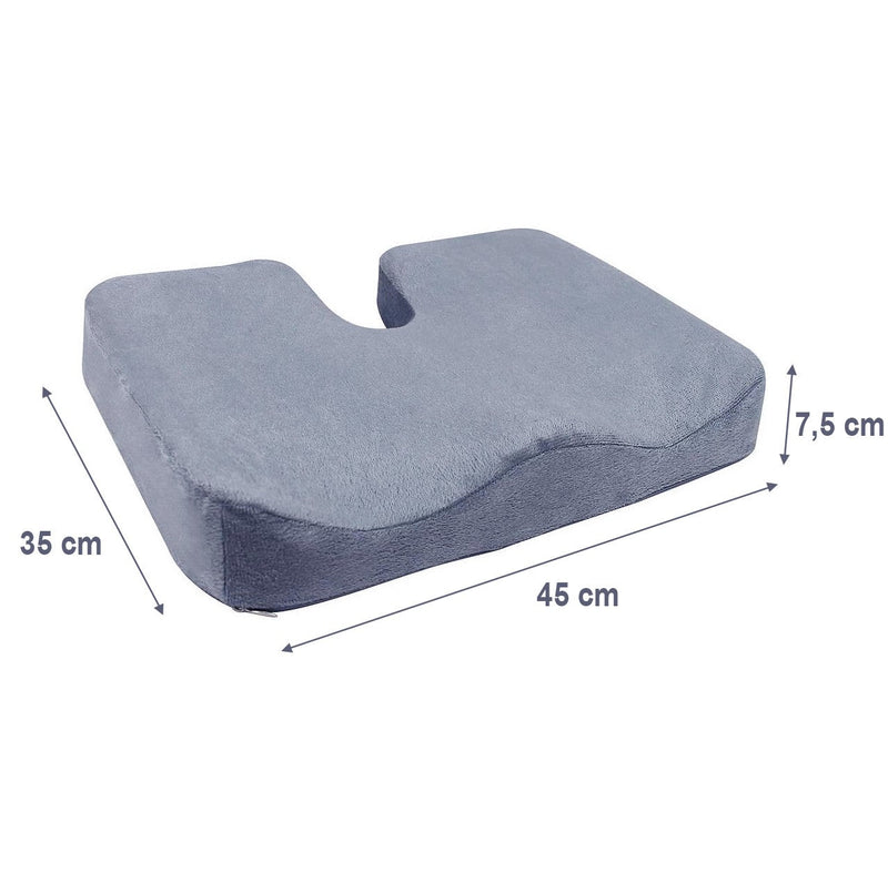 Cuscino Ortopedico 45x35x7,5 cm in Gel e Memory Foam