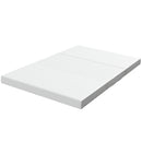 Materasso Pieghevole in Memory Foam 120x195x10 cm con Rivestimento Lavabile Grigio      