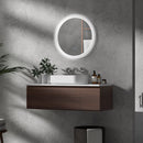 Specchio Bagno con Luci LED 3 Tonalità Ø60 cm Controllo Touch e Design Antiappannamento   