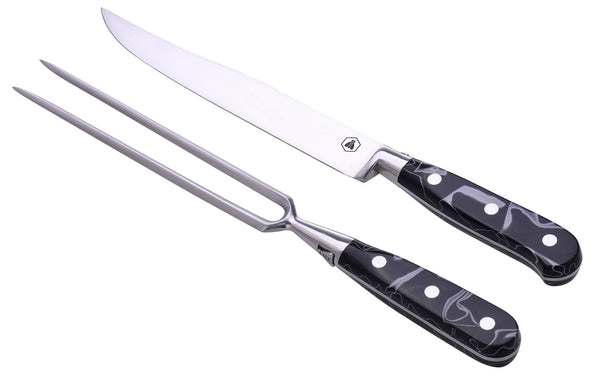 Set Coltello e Forchettone da Intaglio con Manico in Resina online
