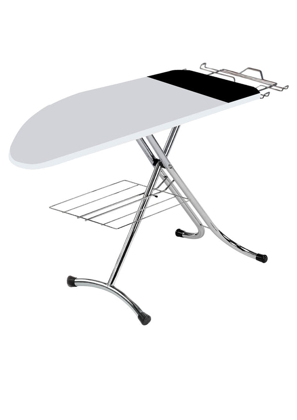 Asse da Stiro Kolossal Profi 125x48 cm con Portabiancheria e Rivestimento a 3 Strati con Area Ignifuga acquista