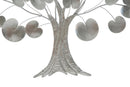 Pannello Albero della Vita Argento 87,5x3,5x88,5 cm in Ferro Argento