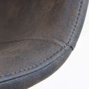 Sedia Avril 43x54x84 h cm in Plastica Marrone