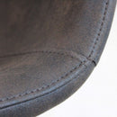Sedia Avril 43x54x84 h cm in Plastica Marrone