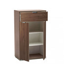 Mobiletto con 2 Anta e 1 Cassetto 60x38x103 h cm in Truciolare bilaminato Noce