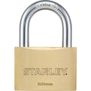 Lucchetto ad Arco Standard in Acciaio Cementato da 60 mm con 3 Chiavi Stanley