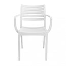 Poltrona Eveline 58,5x55,2x84 cm  in Polipropilene Bianco