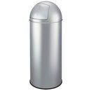 Pattumiera in Acciaio con apertura a Spinta 50 Litri Seconda Scelta