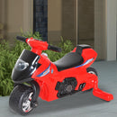 Moto Cavalcabile per Bambini con Luci e Musica Rosso 