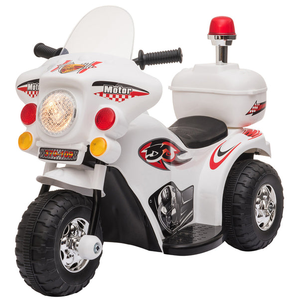 Moto Elettrica Police per Bambini 6V Bianca acquista