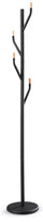 Appendiabiti da Terra Ø36x175 cm in Metallo Fumer Spring Nero