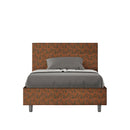 Letto 1 Piazza e Mezzo Adele Era 04 Arancione Varie Misure