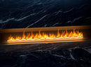 Bruciatore a Bioetanolo da Incasso 150x20x7,5 cm Black Burner 1500 Nero
