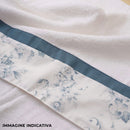 Set Spugna 4 Pezzi Asciugamani Viso + Ospite con Balza Garrini Samantha Rosa