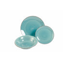 Servizio Piatti 12 Pezzi in Gres Dipinto a Mano VdE Tivoli 1996 Baita Acquerello