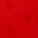 Pouf Contenitore 82x42xh41 cm in Tessuto Velluto Rosso