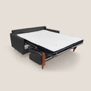 Divano Letto 3 Posti 200x94x97 cm in Tessuto Antracite