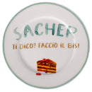 Set 4 Piattini Dolce Ø19x1,5 cm in New Bone China VdE Tivoli 1996 Le Travisate Bianco