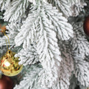 Albero di Natale Artificiale Innevato 180 cm 1321 Rami Verde 