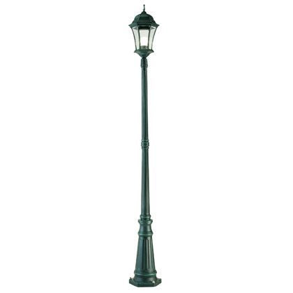 Lampada Palo Alto per Giardino Colore Nero e Verde per Esterno Linea Curvata Sovil sconto