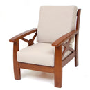 Poltrona in Legno Massiccio Oxford Ecrù