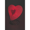 Lampada Cuore 15x5x15 cm con Led Bianco Caldo e Multicolor