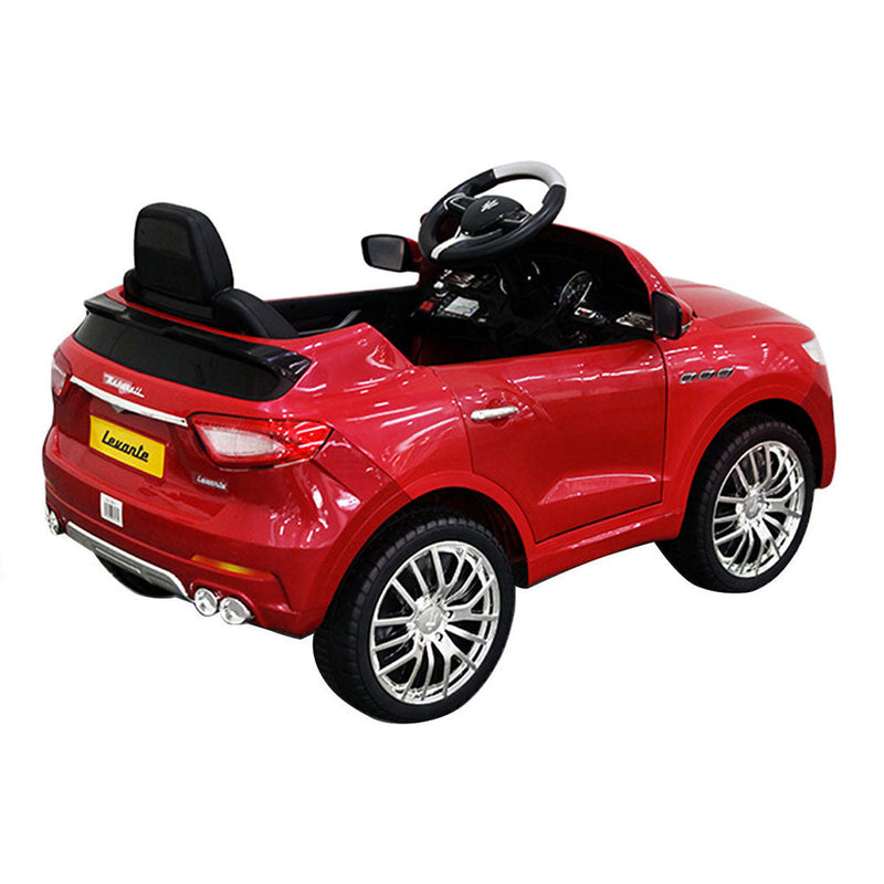 Macchina Elettrica per Bambini 6V con Licenza Maserati Levante Rossa