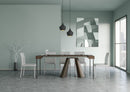 Consolle Allungabile 90-196x40x77 cm in Nobilitato Marrone