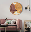 Orologio da Parete Glody 5x60x5 cm in Vetro MDF e Metallo Multicolor