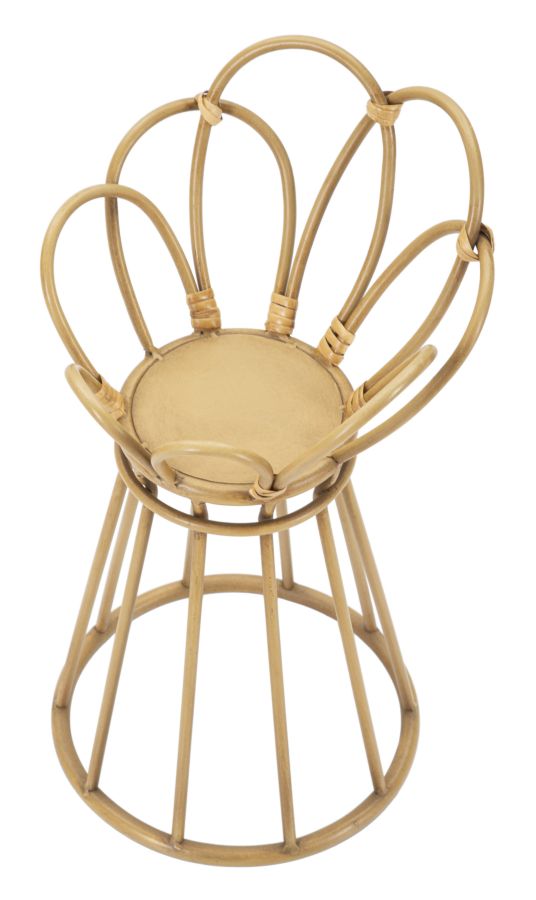 Porta Vaso Panama Tower Ø 28x48 cm in Ferro e Plastica