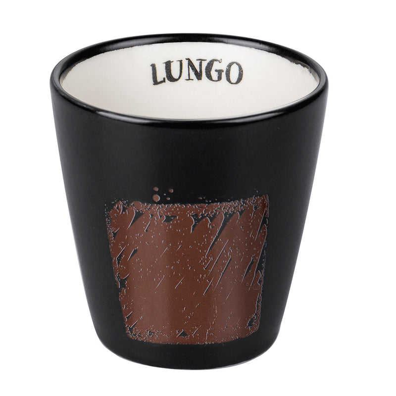 Set 6 Tazzine da Caffè Ø5x6 cm in Stoneware VdE Tivoli 1996 Un caffè come piace a me