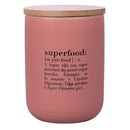 Barattolo Superfood 750 ml in New Bone China VdE Tivoli 1996 Rosa