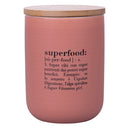 Barattolo Superfood 750 ml in New Bone China VdE Tivoli 1996 Rosa