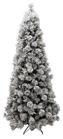 Albero di Natale Artificiale Innevato  Bianco Slim Varie Misure