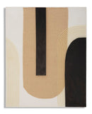Dipinto su Tela Lofty 80x100x2,8 cm Cornice in Legno di Pino Multicolor
