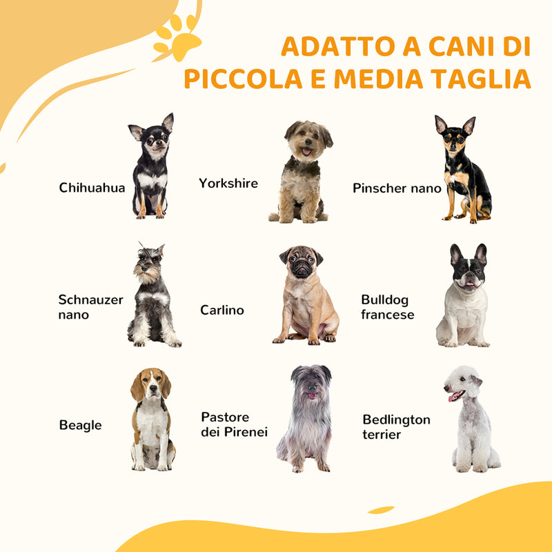 Cancelletto per Cani 74-100x76 cm 4 Viti Regolabili e Nastro Adesivo in Metallo e Plastica Nero      