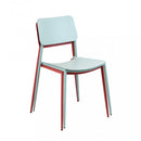 Sedia da Giardino Vega Impilabile 42x53x80 h cm in Acciaio Verde