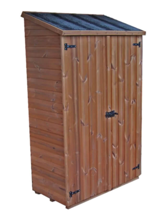 Casetta Box da Giardino 1,2x0,60 m con Pavimento in Legno di Abete 19mm Theora online