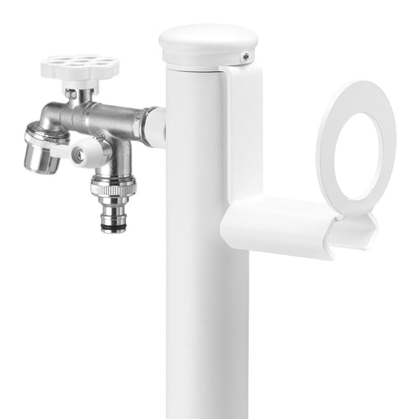 sconto Portatubo per Fontane da Giardino in Acciaio Belfer 42/PGS Bianco