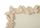 Cornice Farfalle Oro 27,5x2,6x32,5 cm in Poliresina e Vetro