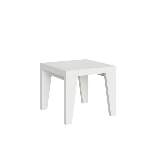 sconto Tavolo Allungabile 90-246x90x77 cm Naxy Bianco Frassino