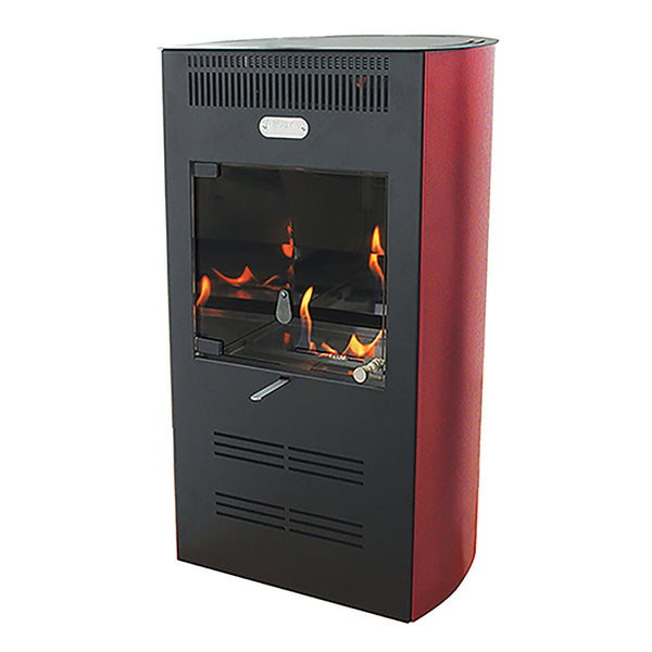 sconto Stufa a Bioetanolo da Interno Elegance 47x36x75 cm 3000W 2L Fiamma Ventilata Bordeaux