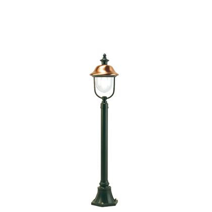Lampada Palo per Giardino Piccolo Color Grigio e Rame da Esterno Linea Rustica Sovil sconto